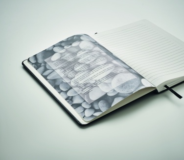 Logo trade promotional products picture of: A5 notebook recycled carton