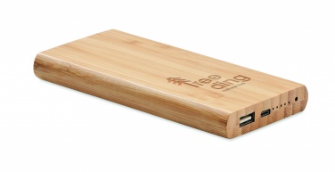 Logotrade promotional merchandise image of: 6000 mAh Bamboo power bank