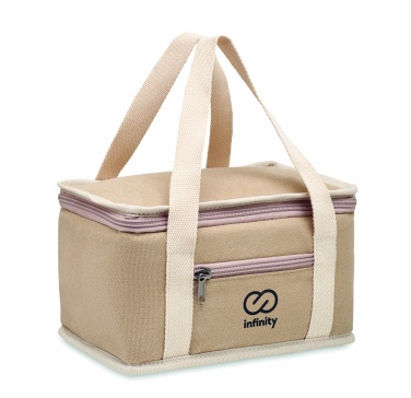 Logo trade promotional products picture of: 6 can cool bag canvas 320gr/m²