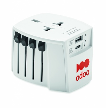 Logotrade promotional gift picture of: Skross MUV USB A/C adapter