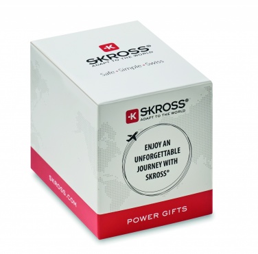Logo trade promotional merchandise photo of: Skross Euro USB Charger (2xA) 12W