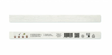 Logotrade advertising product picture of: Sheet of seed paper wristbands