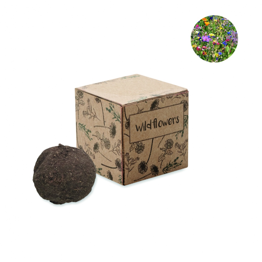 Logo trade corporate gifts picture of: Seed bomb growing kit