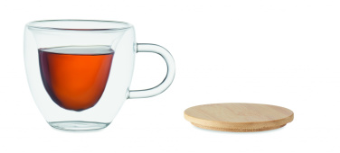 Logo trade promotional items picture of: Double wall borosilicate glass
