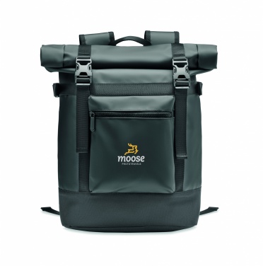 Logo trade promotional giveaways picture of: Rolltop backpack 50C tarpaulin