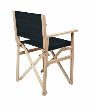 Logotrade promotional item picture of: Foldable wooden beach chair