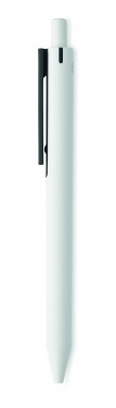 Logo trade promotional giveaway photo of: Recycled ABS push button pen