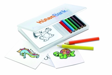 Logotrade corporate gift picture of: Wooden pencil colouring set