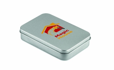 Logo trade promotional giveaway photo of: Playing cards in tin box