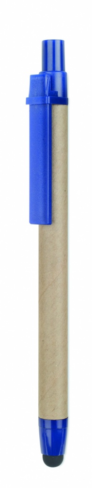 Logo trade promotional merchandise photo of: Recycled carton stylus pen