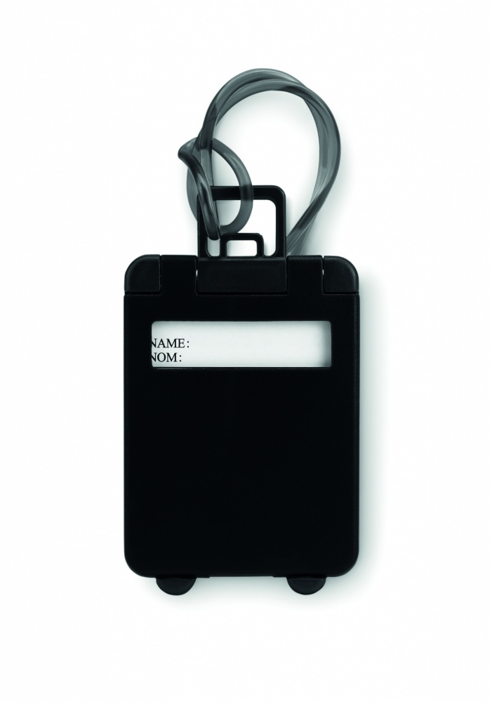 Logotrade promotional item image of: Luggage tags plastic