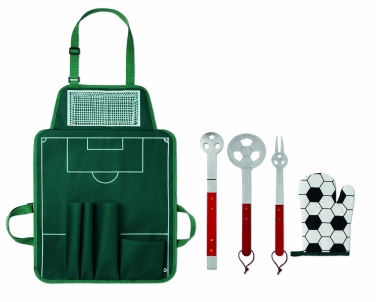 Logo trade promotional gifts image of: Football BBQ set