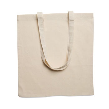Logo trade promotional merchandise picture of: 140gr/m² cotton shopping bag
