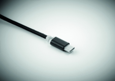 Logo trade promotional merchandise image of: key ring with USB type C cable Salaspils
