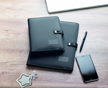 Logotrade promotional merchandise image of: A4 folder w/wireless charger5W