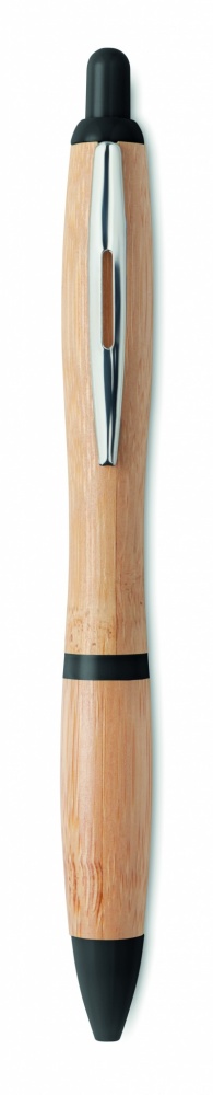 Logotrade promotional giveaway image of: Ballpoint pen made of ABS and bamboo