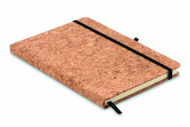 Logo trade promotional products picture of: A5 cork notebook 96 lined