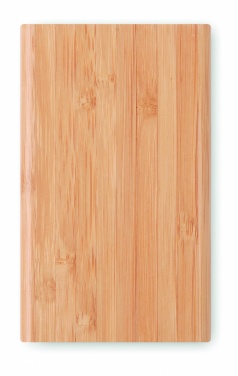 Logotrade corporate gifts photo of: Power bank 4000 mAh Bamboo ARENA POWER
