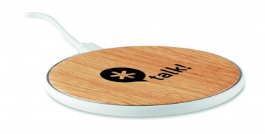 Logotrade promotional item image of: Wireless charger round 5W TISPAD
