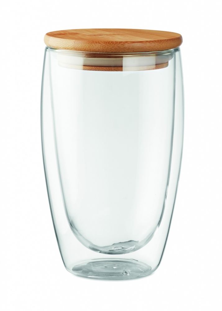 Logotrade promotional gift picture of: Double wall  glass 450 ml Frankfurt