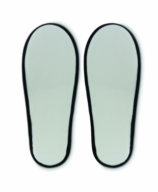 Logo trade business gift photo of: Pair of slippers in pouch