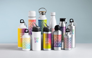 Logo trade promotional giveaway photo of: 400 ml aluminium bottle