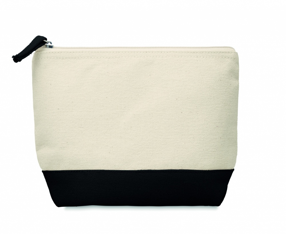 Logotrade promotional product image of: Bicolour cotton cosmetic bag