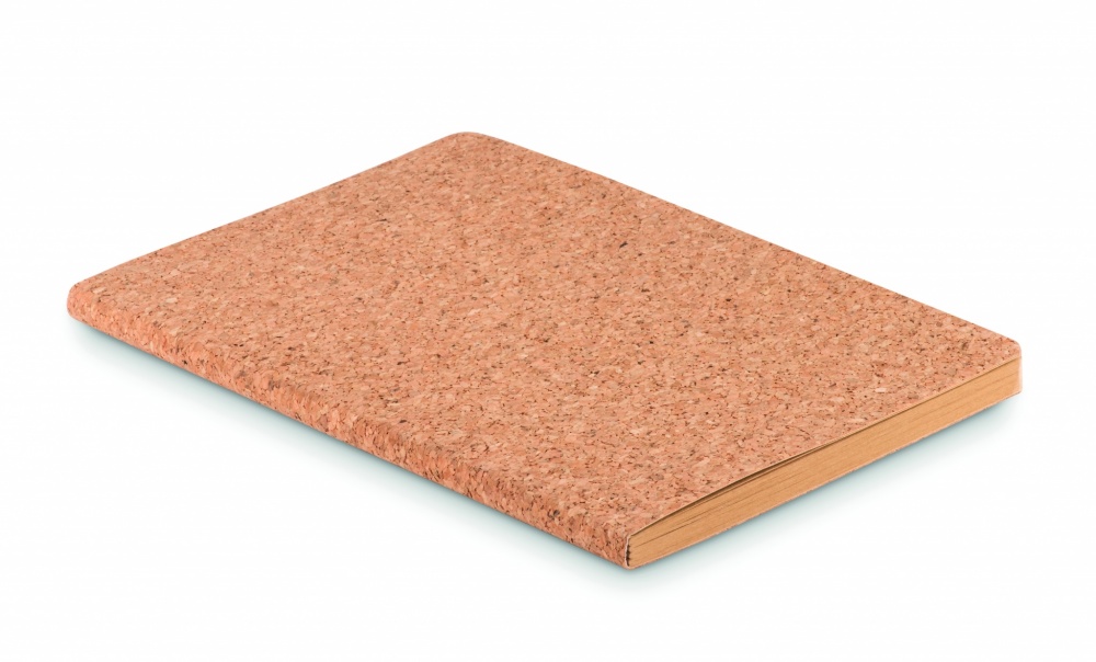Logo trade advertising products image of: A5 cork notebook 96 lined