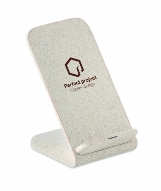 Logotrade promotional product image of: Wheat straw/ABS charger std10W