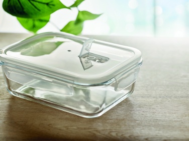 Logo trade corporate gifts picture of: Glass lunchbox & PP lid 900ml