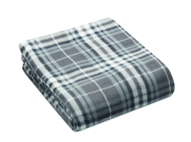Logo trade promotional gifts picture of: RPET fleece travel blanket