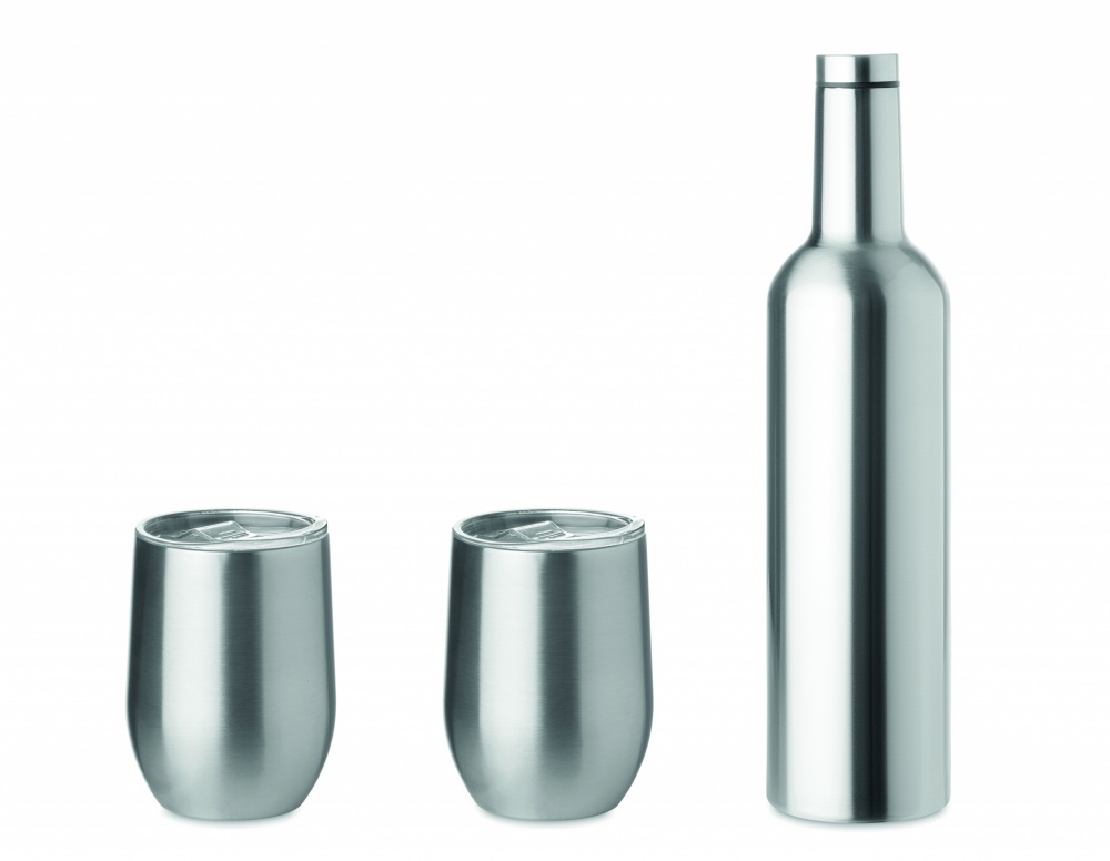 Logotrade advertising products photo of: Double walled bottle & mug set