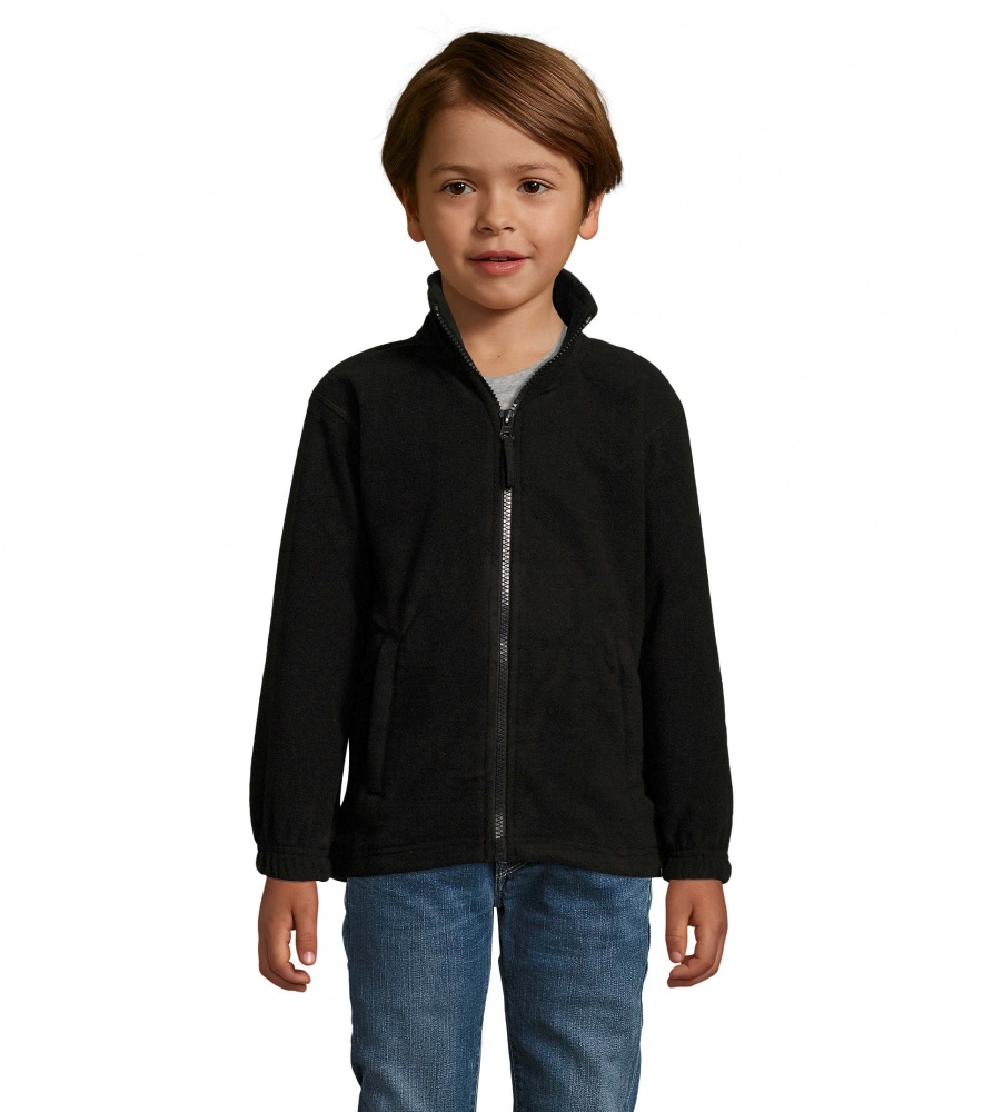 Logo trade promotional products picture of: NORTH KIDS FLEECE JACKET