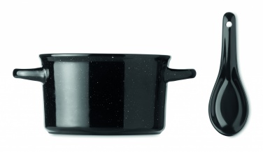 Logo trade promotional products image of: Ceramic vintage bowl 550 ml