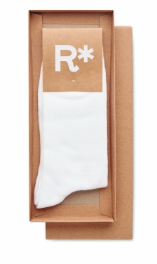 Logo trade advertising products picture of: Pair of socks in gift box L