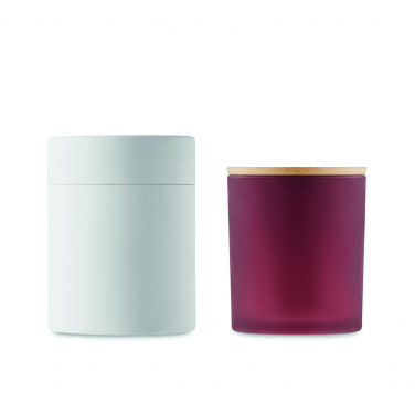 Logo trade corporate gifts picture of: Plant based wax candle 200 gr