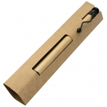 Logo trade promotional merchandise image of: Cardboard ballpen CRAMLINGTON