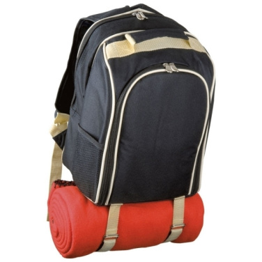 Logo trade promotional merchandise photo of: Luxurious picnic backpack with cool bag GEORGIA