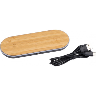 Logo trade promotional merchandise picture of: Charging station NASSAU