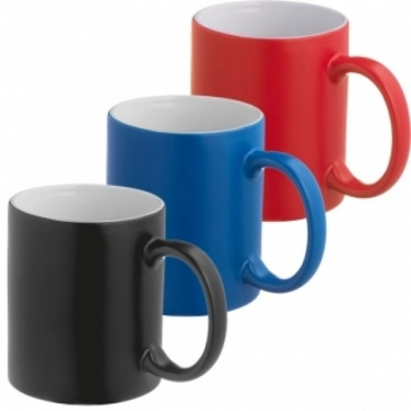 Logo trade promotional gift photo of: Ceramic cup LISSABON 300 ml