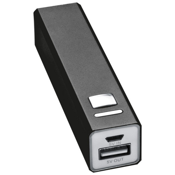 Logotrade promotional giveaways photo of: Metal power bank PORT HOPE 2200mAh