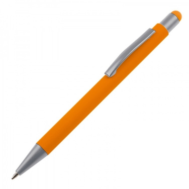 Logotrade promotional merchandise image of: Metal ballpen touch pen soft touch SALT LAKE CITY