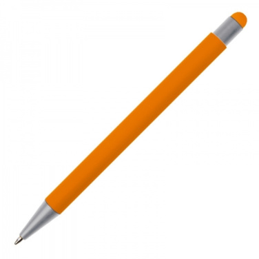 Logo trade corporate gifts image of: Metal ballpen touch pen soft touch SALT LAKE CITY
