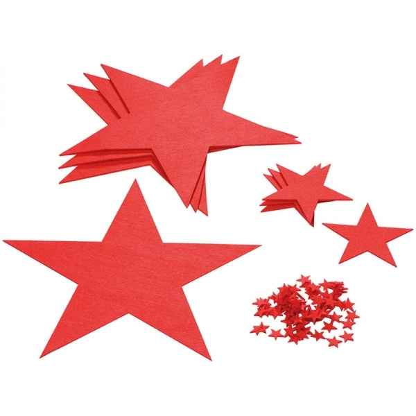 Logo trade business gift photo of: Felt star set KARLSTAD