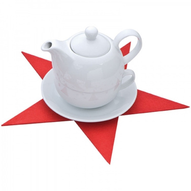 Logo trade corporate gifts image of: Felt star set KARLSTAD