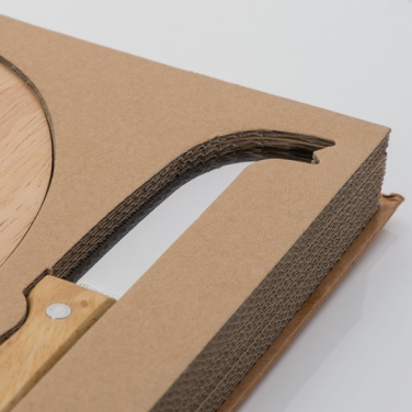 Logotrade promotional gift image of: Cheese chopping board with knife GOUDA