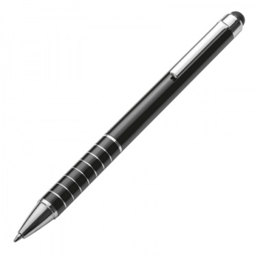 Logo trade promotional giveaways picture of: Metal ballpen with touch pen LUEBO