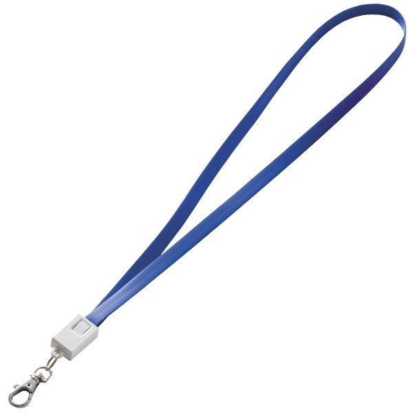 Logotrade advertising products photo of: Lanyard with usb cable LE PORT