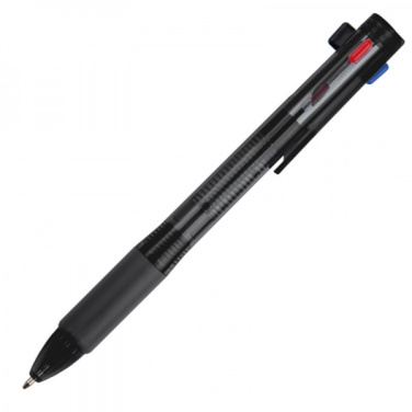 Logotrade business gift image of: Plastic ballpen 4in1 NEAPEL