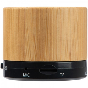 Logo trade promotional items picture of: Bamboo bluetooth speaker FLEEDWOOD